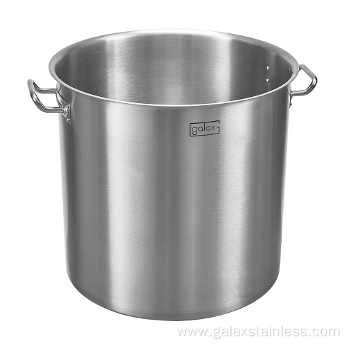 Stainless Steel Flanging Pots Extra large stock pot Manufactory